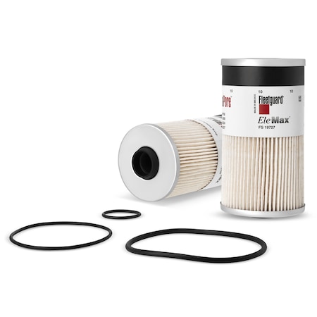 Fleetguard Fuel Filter, Fuel/Water Separator, Element, 10 Micron, Strata Pore, Elemi Cartridge FS19727